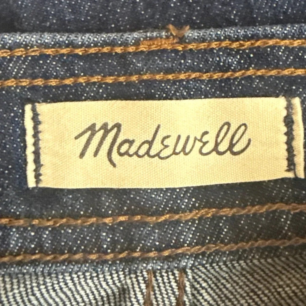 Madewell The Perfect Vintage Straight Jean Women Size 23 Dark Indigo ‎ NH635